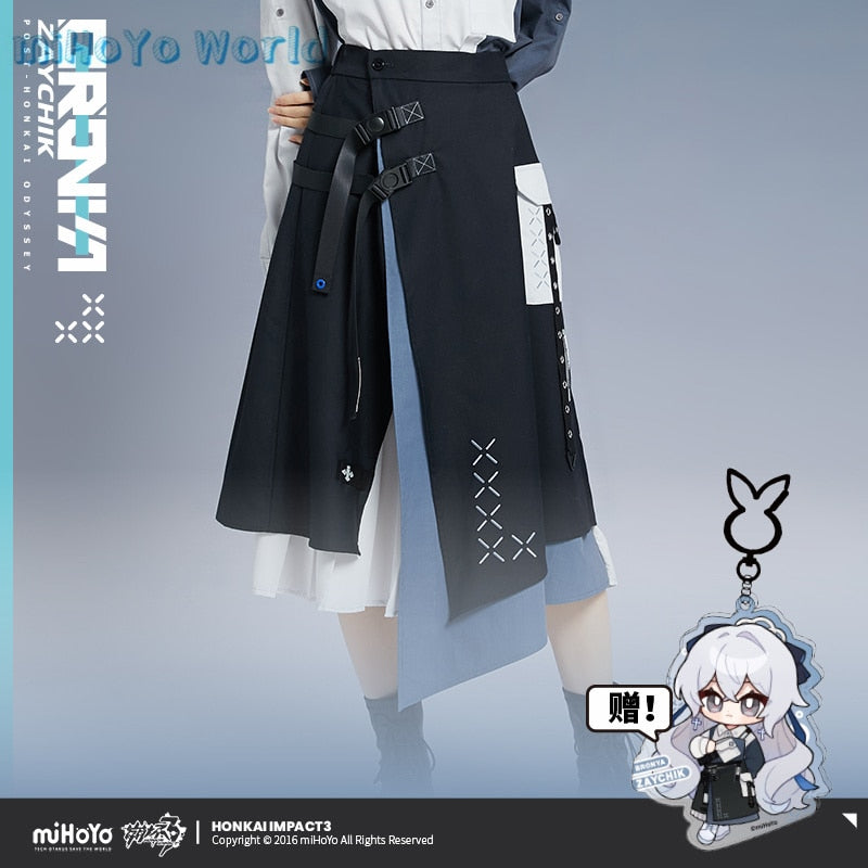 MiHoYo Honkai Impact 3 Bronya Zaychik Doujin Kiana Kaslana POST-HONKAI ODYSSEY Collection Theme Skirt Pants Couple Bottoms Gift, everythinganimee