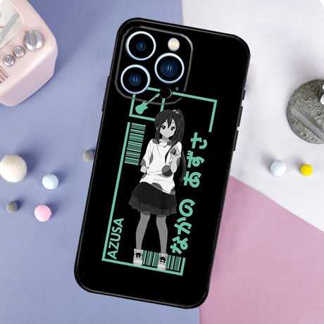 K-on! Anime Manga Case For iPhone 13 12 11 14 Pro Max Mini X XR XS Max 6 7 8 Plus SE 2020 Bumper Back Cover, everything animee