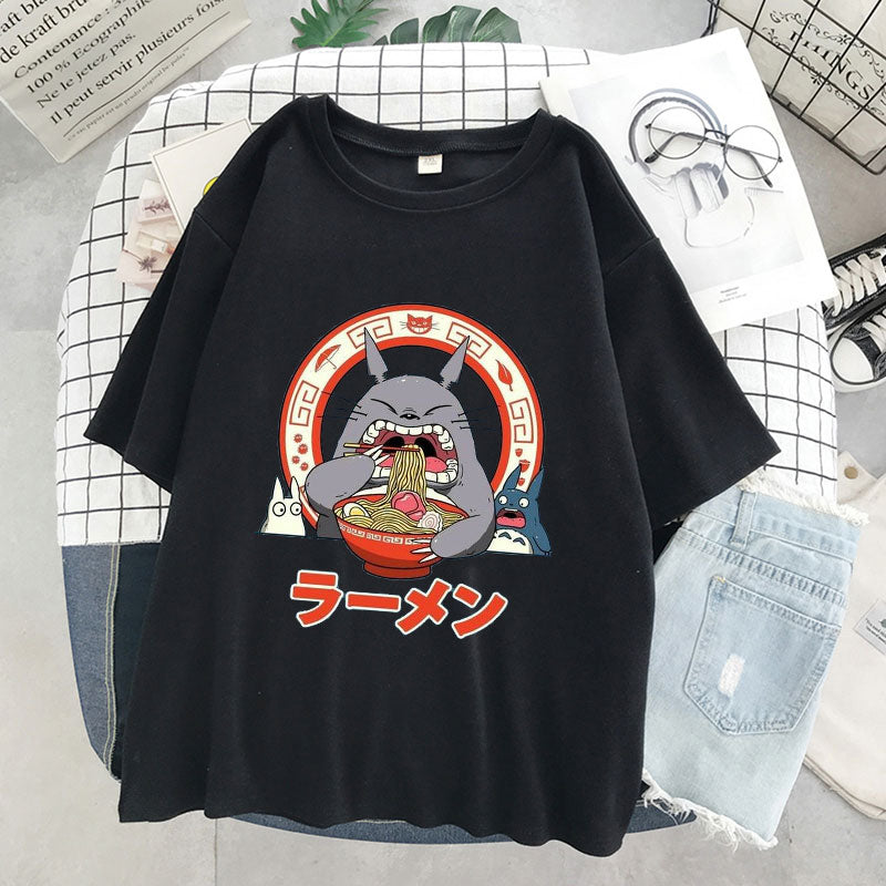 Get the ultimate Studio Ghibli vibe with our Hayao Miyazaki Totoro T-Shirt! Perfect for any anime or movie fan. Available in various sizes for women, men & Children. #StudioGhibli #Totoro #Miyazaki #AnimeFashion #HarajukuStyle"