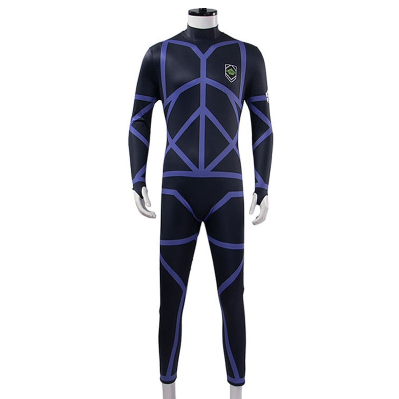 Anime Blue Lock Nagi Seishiro Cosplay Costume Black Jersey Jumpsuit Football Bodysuit Halloween Christmas Party Clothes, everythinganimee