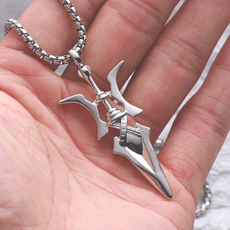 Anime Death Note Necklace MisaMisa Cosplay Unisex Pendant Necklaces Alloy Choker Accessories Jewelry Props Halloween Gift, everythinganimee