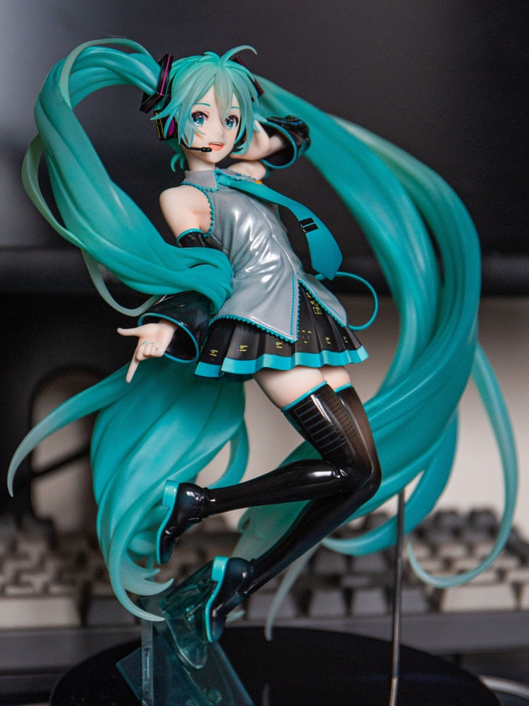 This figurine captures the magic of Hatsune Miku. If you're looking for more Hatsune Miku merch, we have it all! Check out our anime merch now—free shipping!