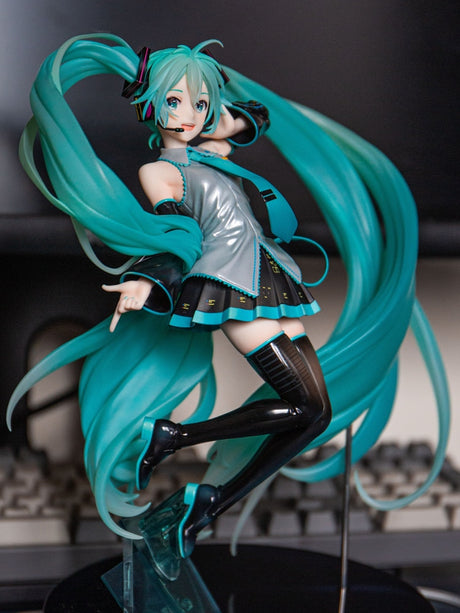 This figurine captures the magic of Hatsune Miku. If you're looking for more Hatsune Miku merch, we have it all! Check out our anime merch now—free shipping!