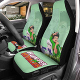 Car Seat Covers Anime Hunter x Hunter themed Car Interior Accessories,2 PCS Universal Front Seat Protective Cover, everythinganimee