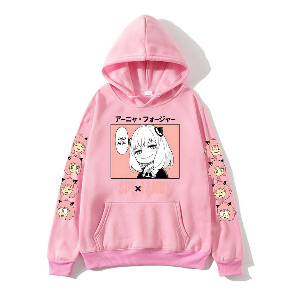 These hoodies bring the world of Anya  to life. For more Spy X Family merch, explore our anime store now—free shipping on everything!