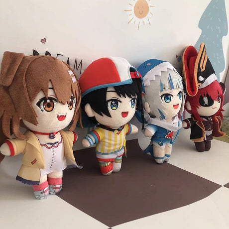 Virtual YouTuber Plush Toy Hololive Inugami Korone Oozora Subaru Houshou Marine Gura Stuffed Dolls Plushie Figure Christmas Gift, everythinganimee