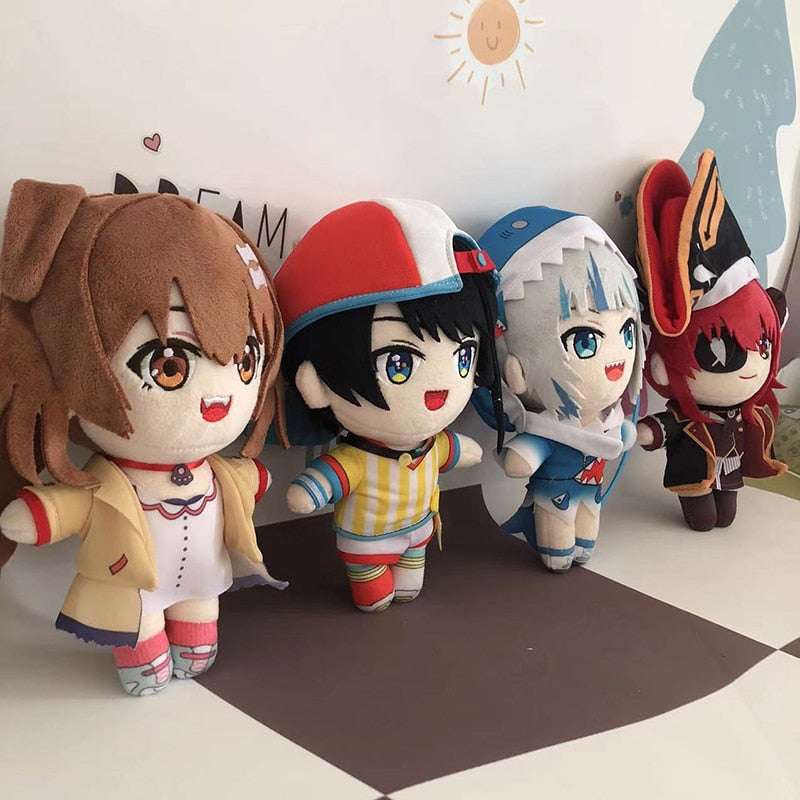 Virtual YouTuber Plush Toy Hololive Inugami Korone Oozora Subaru Houshou Marine Gura Stuffed Dolls Plushie Figure Christmas Gift, everythinganimee