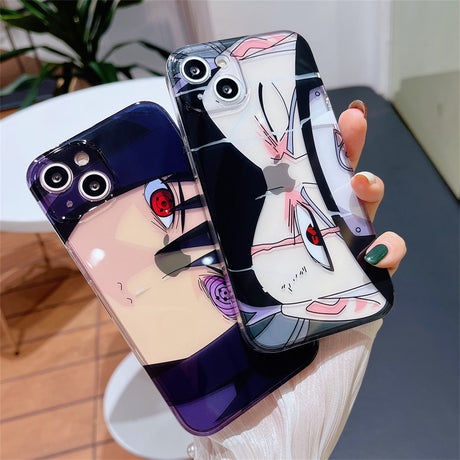 Hot Japan Cartoon Anime Hatake Kakashi Uchiha Sasuke Phone Cases for IPhone 13 14 Pro Max 12 11 Pro Max Sotf Imd Back Cover, everythinganimee