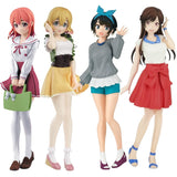 18cm Rent A Girlfriend Chizuru Mizuhara Anime Figure Ruka Sarashina/Sakurasawa Sumi Action Figure Collection Model Doll Toys, everythinganimee
