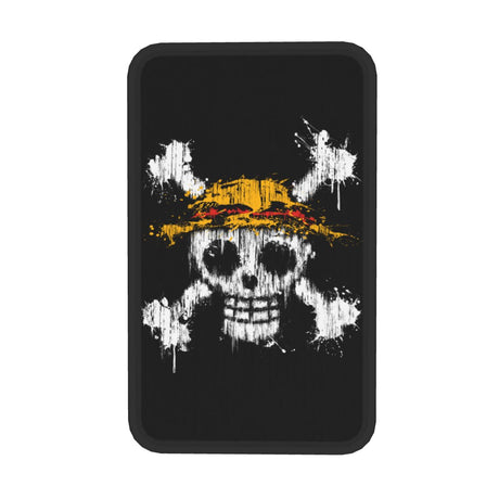 Center Console Cover Pad One Skull Car Armrest Cover Mat Universal Breathable Car Interior CushionStorage Box Pad Cushion, one piece, everythinganimee