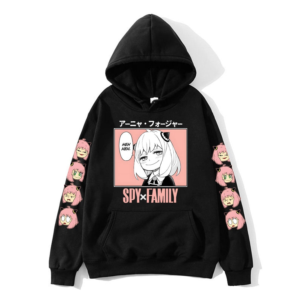 These hoodies bring the world of Anya  to life. For more Spy X Family merch, explore our anime store now—free shipping on everything!