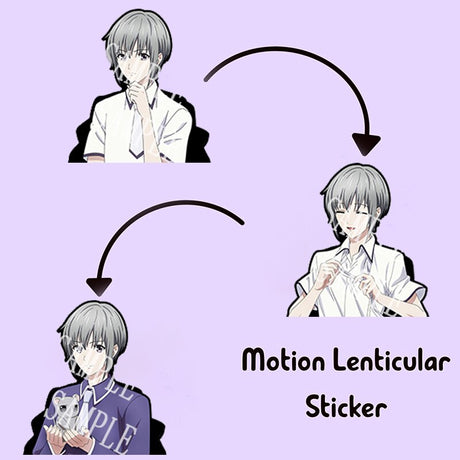 Fruits Basket Souma Yuki Anime Motion Car Stickers Waterproof Decals for Laptop,Refrigerator,Suitcase,Wall,Etc. Car Decor Gift, everythinganimee
