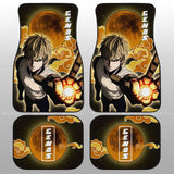 One Punch Man Anime Car Floor Mat Vintage Black Carpet Anti-Slip Rubber Mat Pack of 4 Auto Accessiores for Car SUV Van, everythinganimee