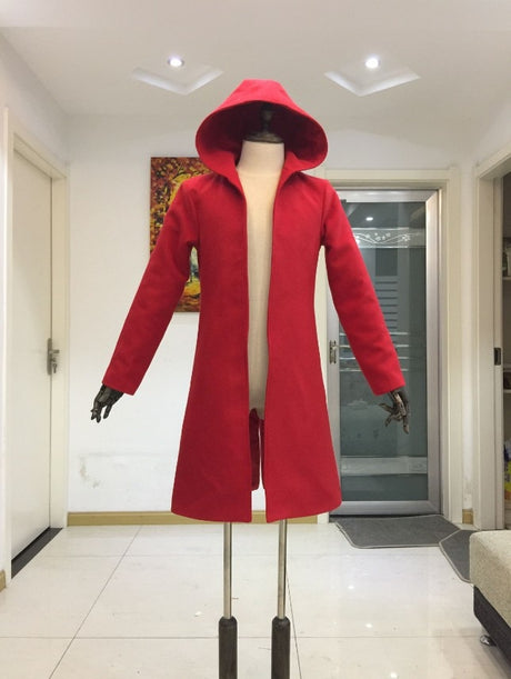 Anime Full Metal Alchemist Cosplay Costume Edward Elric Costume FullMetal Alchemist hooded coat Custom Made Halloween Cosplay, everythinganimee