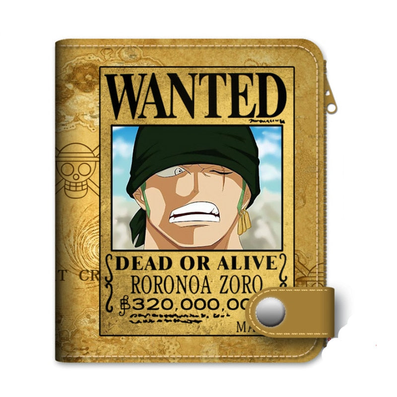 One Piece Wanted Poster Wallet