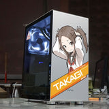 Anime girls from all the different anime Stickers for PC Case,Cartoon Decor Decals for Computer Chassis,ATX Mid Case Decorative sticker, 32 different anime girls, everythinganimee