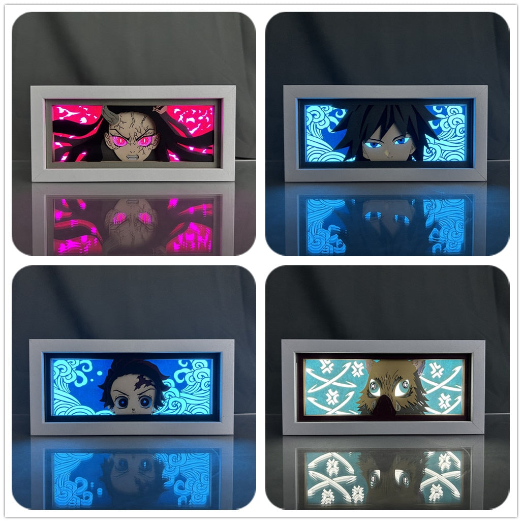 This lightbox captures the magic of Demon Slayer. If you're looking for more Demon Slayer merch, we have it all! Check out our anime merch now—free shipping!