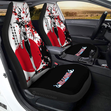 Yoruichi Shihouin Car Seat Covers Japan Style Anime Bleach Car Interior Accessories,2 PCS Universal Front Seat Protective Cover, everythinganimee