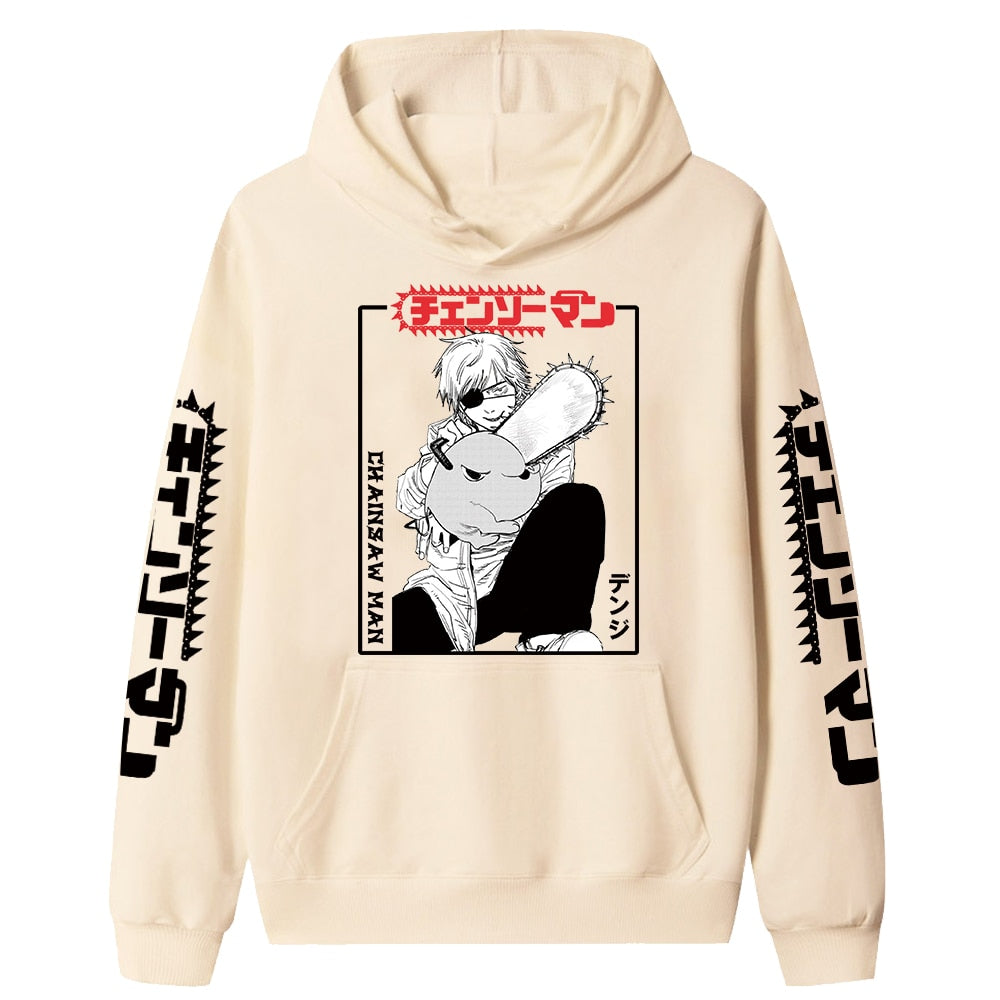 This hoodies captures the magic of Denji. If you're looking for more Chainsaw Man merch, we have it all! Check out our anime merch now—free shipping!