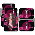 Demon Slayer Car Mats Set, Nezuko Kamada Car Floor Mats Custom Demon Slayer Anime Car Accessories, everythinganimee