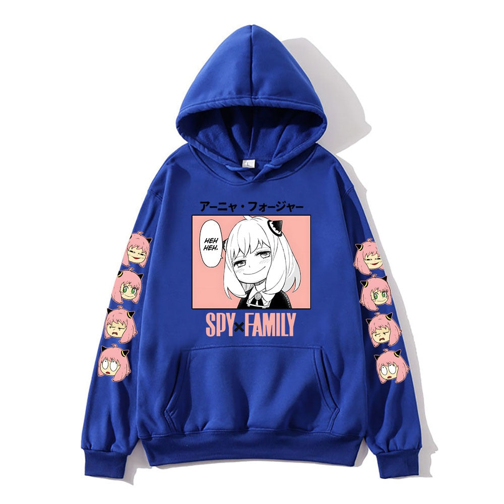 These hoodies bring the world of Anya  to life. For more Spy X Family merch, explore our anime store now—free shipping on everything!