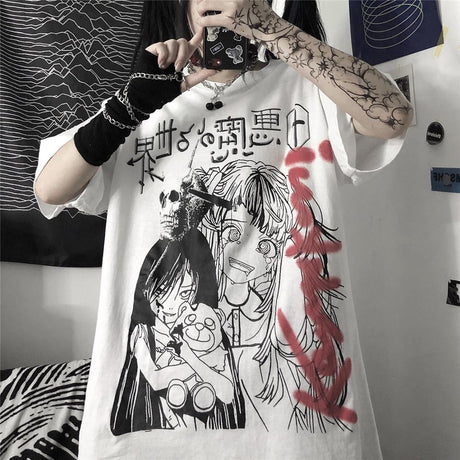 This tees captures the magic of Anime. If you're looking for more Anime merch, we have it all! Check out our anime merch now—free shipping!