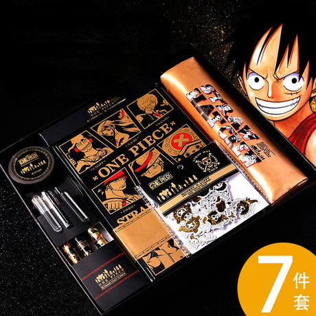 One Piece Anime Peripheral Stationery Set One Piece Collector's Edition Gift Box Graduation Boy Handsome Best Birthday Gift, everythinganimee