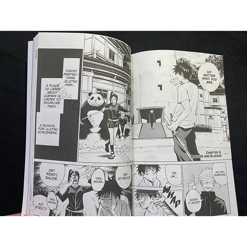 This books captures the magic of Jujutsu Kaisen. If you're looking for more Jujutsu Kaisen merch, we have it all! Check out our anime merch now—free shipping!