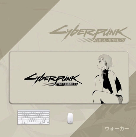 Anime Cyberpunk mouse pad new game mousepad edge walker mouse pad game accessories mats office computer keyboard desk mat Color Edge, everythinganimee