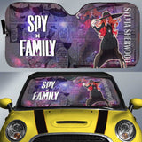 Spy X Family Loid Yor And Anya Hot Anime Car Auto Sunshades, everythinganimee