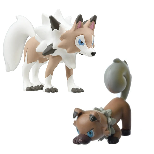 This figurine captures the magic of Lycanroc & Rockruff. If you're looking for more Pokemon merch, we have it all! Check out our anime merch now—free shipping!