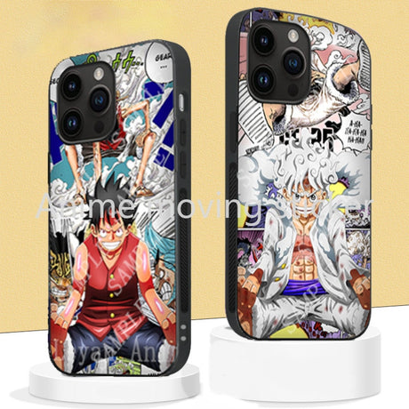 One Piece Figure Luffy Gear4/5 Anime Phone Case for IPhone 13 14 13Pro 14Pro 13Pro Max 14Pro Max 3D Cases Anime Creative Gift, everythinganimee