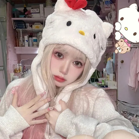 This beanie captures the magic of Hello Kitty. If you're looking for more Hello Kitty merch, we have it all! Check out our anime merch now—free shipping!