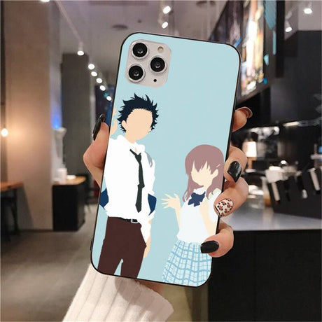 A Silent Voice Phone Case For iPhone 11 12 Mini 13 Pro XS Max X 8 7 6s Plus 5 SE XR Shell, everything animee
