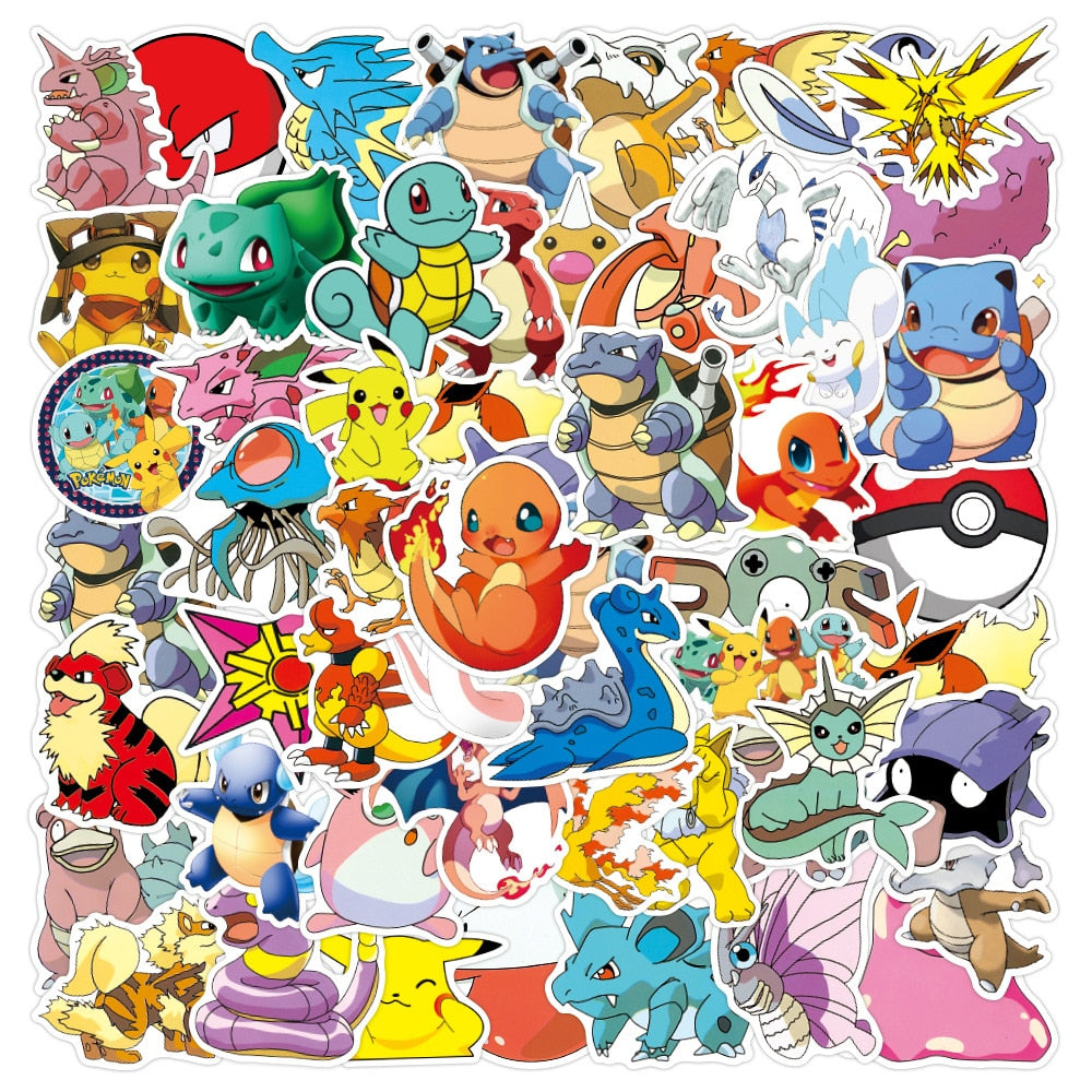 Take your favourite Pokemon around everywhere with our Pokemon Sticker |  If you are looking for Pokemon Merch, We have it all! | check out all our Anime Merch now!