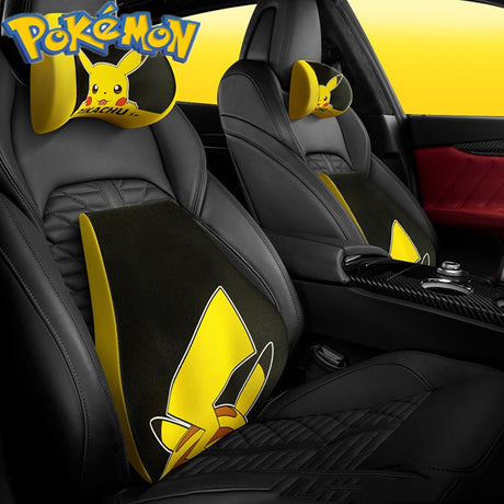 Pokemon Pikachu Car Neck Guard Headrest Latex Waist Squirtle Psyduck Blastoise Charmander Charizard Anime Peripherals, everythinganimee