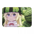 Hololive Kawaii Virtual Idol Anti-Slip Rug Doormat Living Room Mat Tsunomaki Watamelon Floor Carpet Welcome Decorative,everythinganimee
