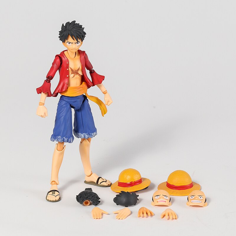 MH Variable Action Heroes One Piece Portgas D Ace Monkey D Luffy Roronoa Zoro 7" Action Figure Collection, everythinganimee