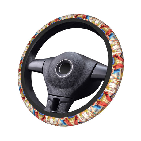 37-38 Car Steering Wheel Cover Japanese Classic Anime Soft Japan Manga Auto Decoration Suitable Car Accessories, everythinganimee