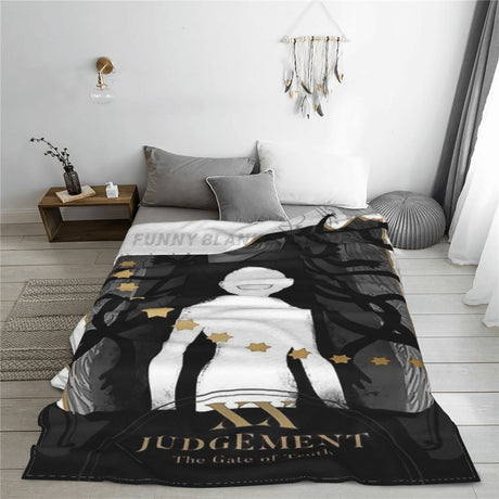 Fullmetal Alchemist Brotherhood - Gate Of Truth Throws Blankets Collage Flannel Ultra-Soft Warm picnic blanket bedspread, everythinganimee