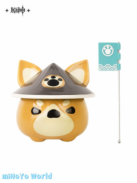 MiHoYo Official Genshin Impact Water Cup Cosplay Gorou Dog Mug 370ML Ceramic Coffee Utensil Cute Ear Lid Birthday Xmas Gifts, everythinganimee