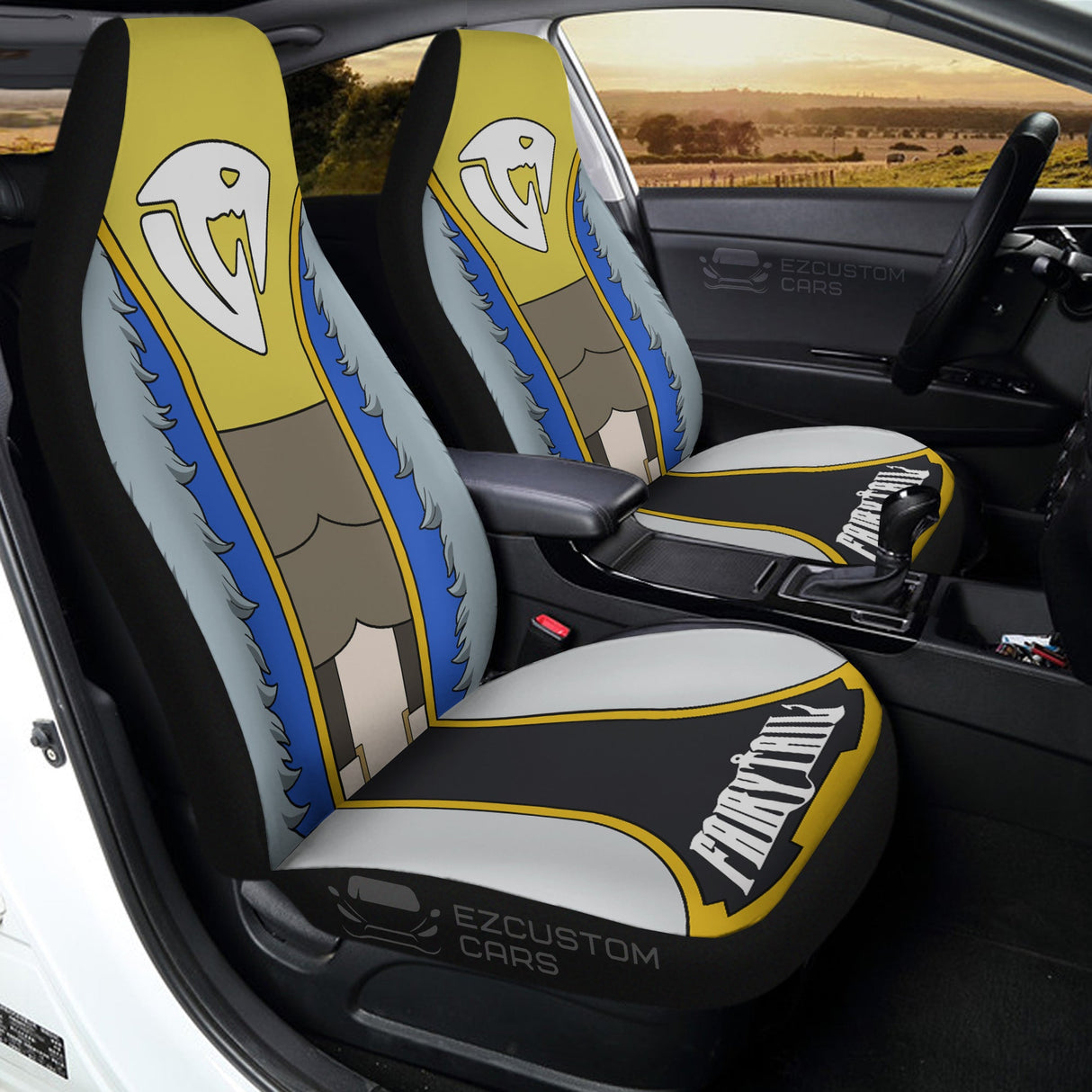 Anime Sexy Girl Mirajane Strauss Car Seat Covers Custom Fairy Tail Anime Gifts For Fans, everythinganimee