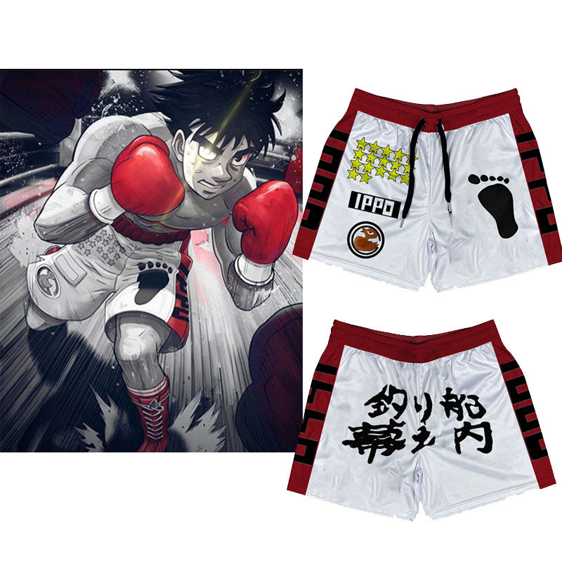 This shorts captures the magic of Ippo. If you're looking for more Hajime no Ippo merch, we have it all! Check out our anime merch now—free shipping!