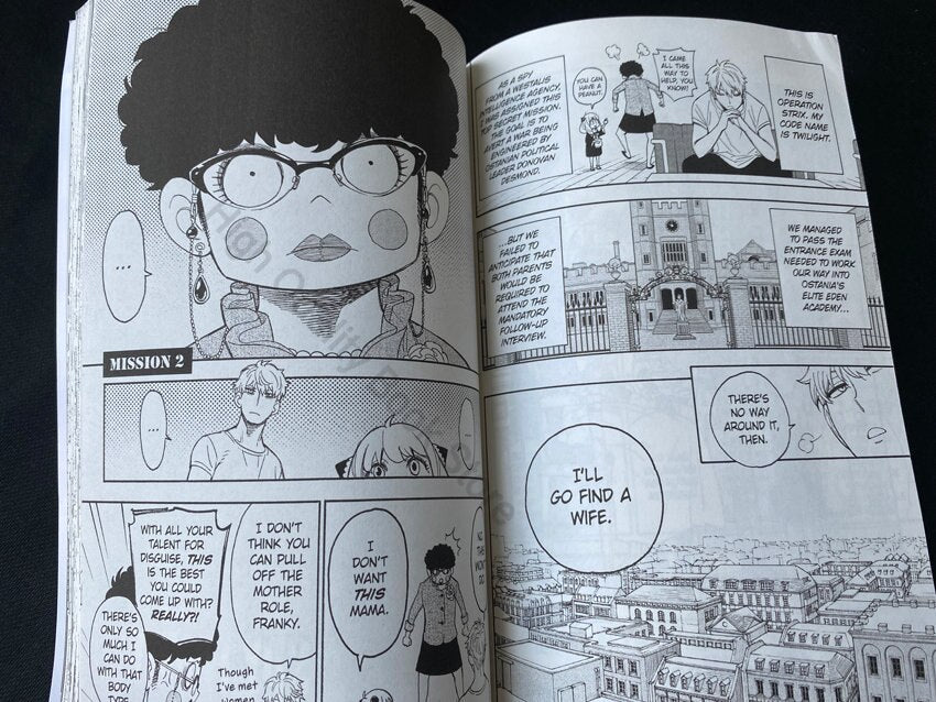 7 Books Japanese Anime SPY×FAMILY Official Comic Book Volume 1-7 SPY FAMILY Funny Humor Manga Books English Versions, everythinganimee