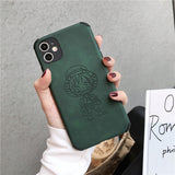 Anime ONE PIECE Luffy Retro Embossed leather cartoon Phone Case For iPhone 14 13 12 11 Pro Max Xr Xs 7 8 14 Plus Case Cute Cover, everythinganimee