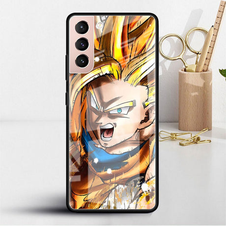 Glass Case For Samsung Galaxy S22 S20 FE S21 Plus Phone Cover S10 5G S9 Note 20 Ultra 10 Lite Shell Dragon, everythinganimee
