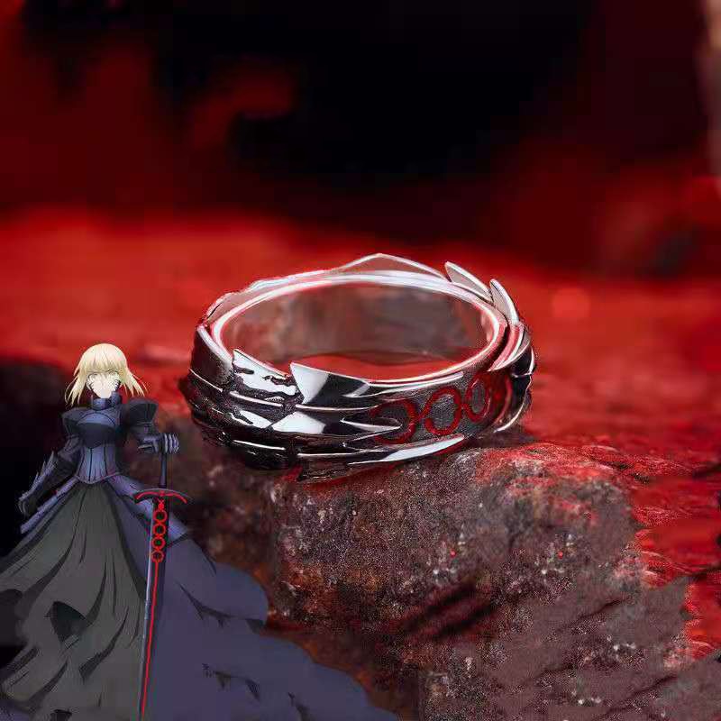 This ring case captures the magic of Saber. If you're looking for more  Fate Stay Night merch, we have it all! Check out our anime merch now—free shipping!