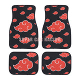 Anime Red Cloud Print Floor Mats Non-slip Fashion Washable Auto Interior Accessories Pad Protects Carpet for universalNon Slip, everythinganimee