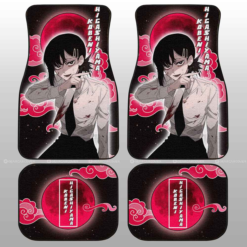 Chainsaw Man Power Car Floor Mats Custom Anime Car Interior Accessories Printing Car Floor Mat Universal Fit for Cars SUV Van, everythinganimee