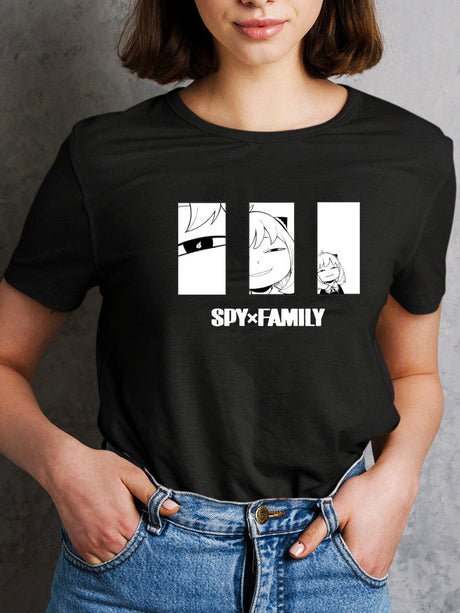 Women Kawaii Yor Anya Forger Anime T-shirt Girl Summer Spy x Family Cartoon 90s Tops Tee Female Manga Clothes, everything animee